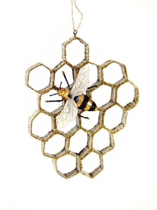 Other - NEW Fritz & Fräulein Queen Bee Honeycomb Ornament